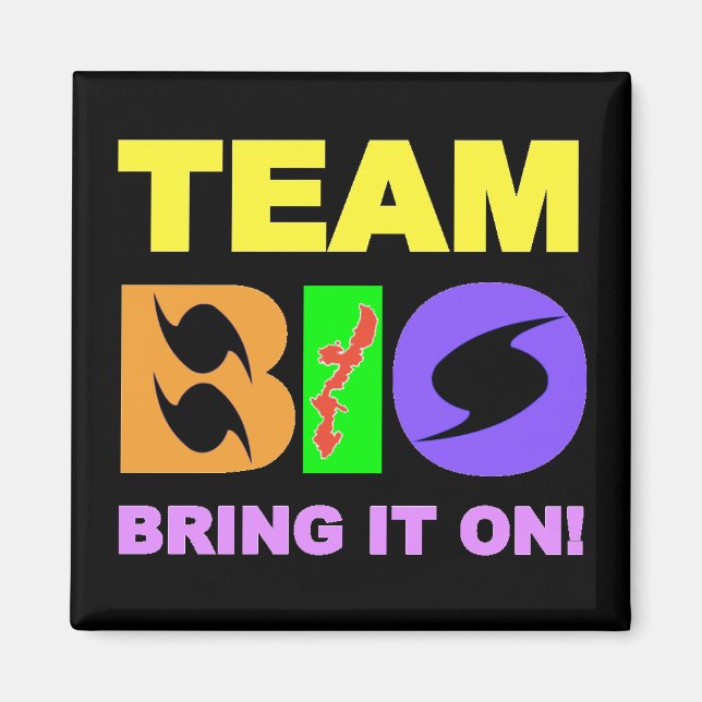 Team BIO Fridge Magnet (Framsidan)