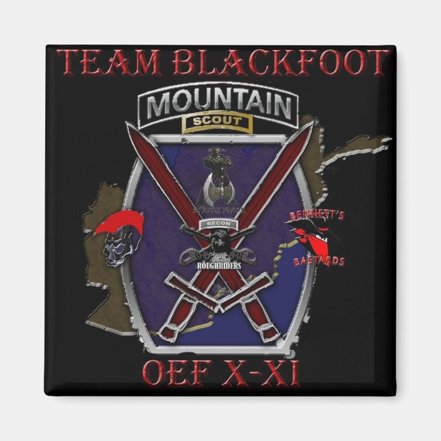 Team Blackfoot Magnet (Framsidan)