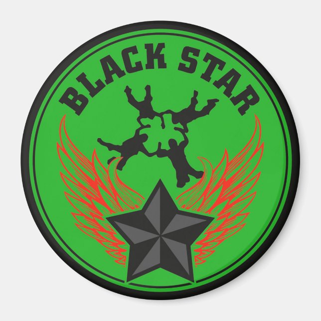 Team Blackstar Skydiving Magnet (Framsidan)