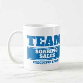 Team blåttpersonligkontoret eller kaffemugg
