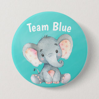 Team Blue Baby Elephant Baby Shower Guessing Game Knapp