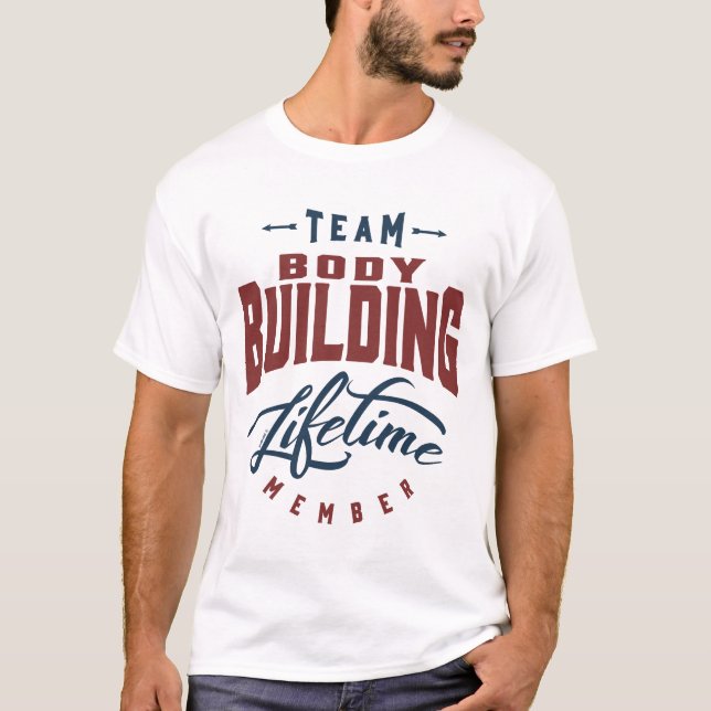 Team Body Byggnad T Shirt (Framsida)