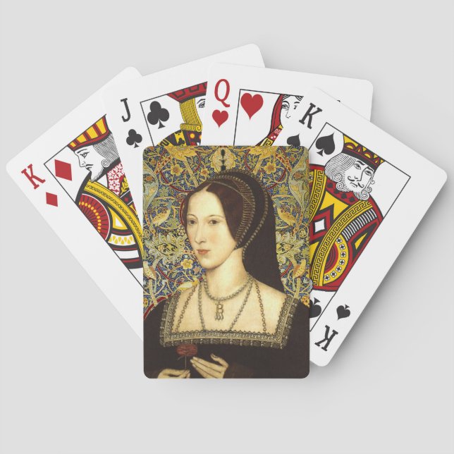 Team Boleyn - Queen Anne Boleyn of England Casinokort (Baksidan)