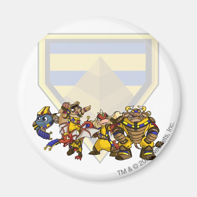 Team Borttappad Desert Group Magnet (Framsidan)