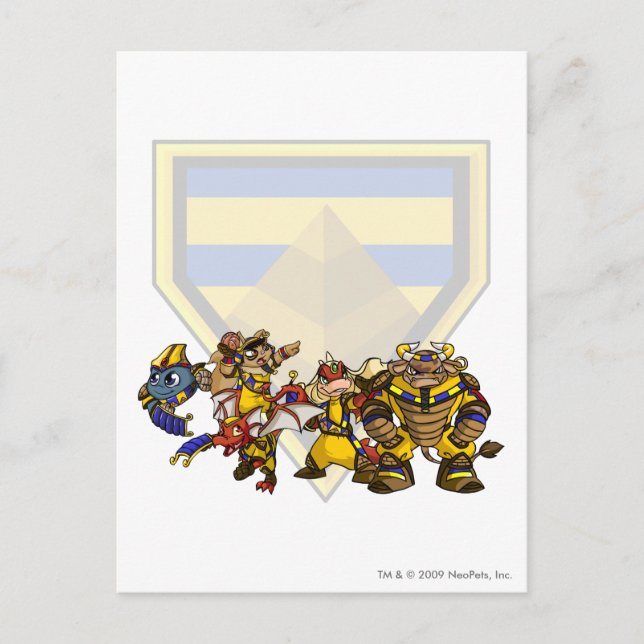 Team Borttappad Desert Group Vykort (Framsida)