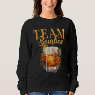 Team Bourbon Vin Sällskapsfest Kvinnor Bartender T Shirt