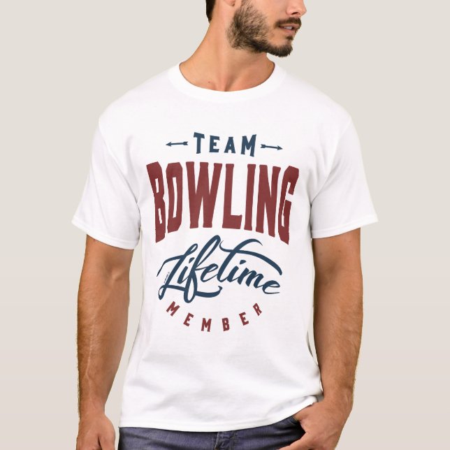 Team Bowling T Shirt (Framsida)