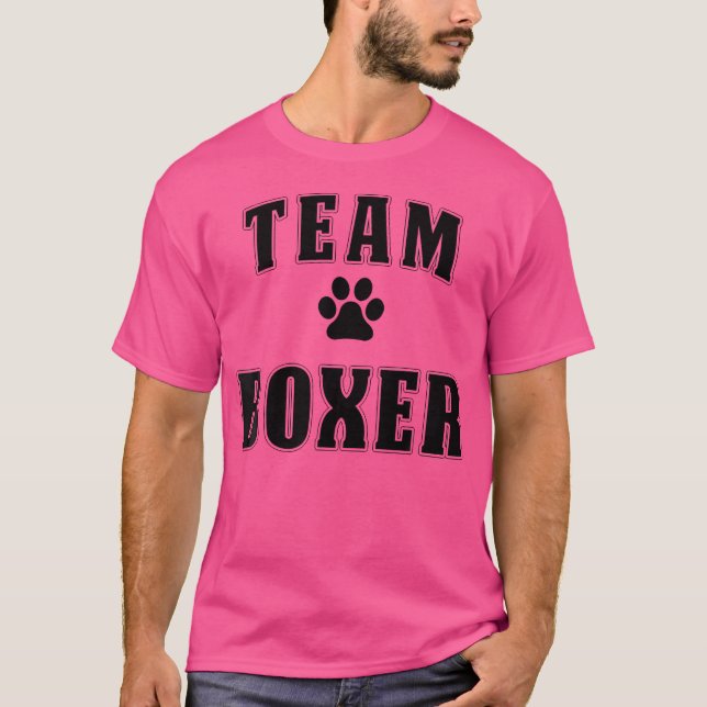 Team Boxer - Lustigt Boxer Shirt Gift för Boxer Kä T (Framsida)
