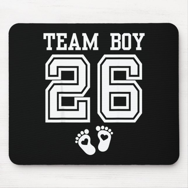 Team Boy 2026 Gender Reveal Baby Shower Matching F Musmatta (Framsidan)