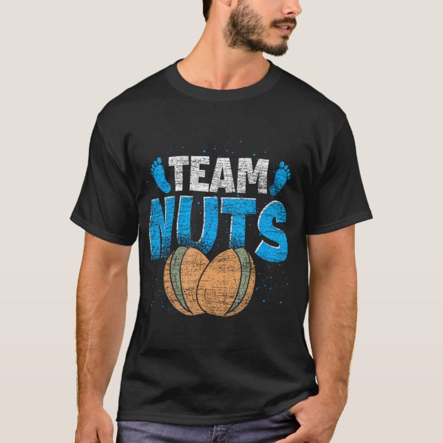 Team Boy Baby Shower Team Nöt Future Parents Gend T Shirt (Framsida)