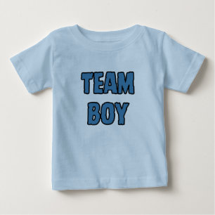 Team Boy Blue Baby Könsbestämning Fest T-Shirt