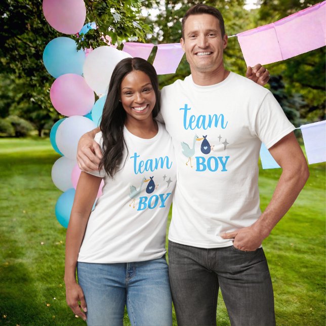 Team Boy Blue Gender Reveal Party Unisex T Shirt (Team Boy Blue Gender Reveal Party Unisex T-Shirt
)