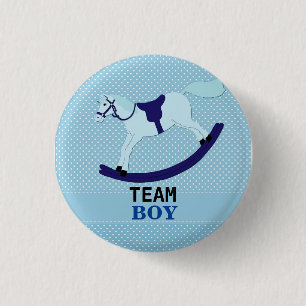 Team Boy Blue Rocking Horse Gender Reveal Knapp