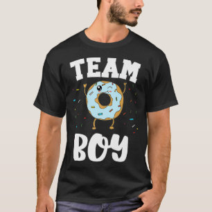 Team Boy Donut Gender Reveal Party Funny och Cute T Shirt