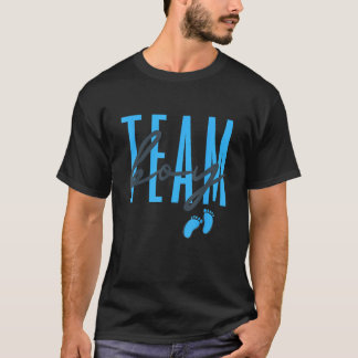 Team Boy Gender Reveal Baby Shower Rosa eller Blue T Shirt