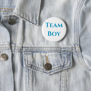 Team Boy Gender Reveal Knapp