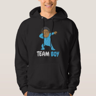 Team Boy Gender Reveal Manar Women Coola Pojke 2 Hoodie