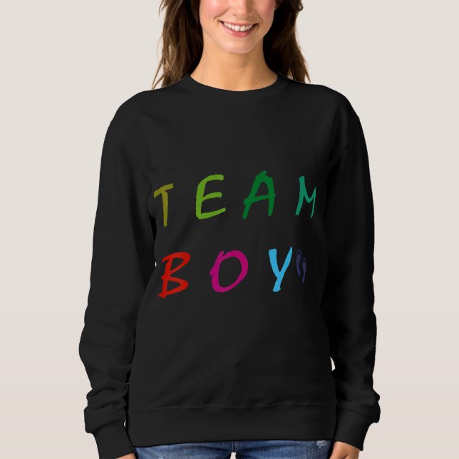 Team Boy Quote Baby Coola Team Boy T Shirt (Framsida)