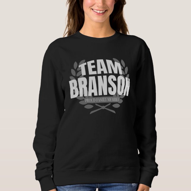 Team Branson Proud Family Member Branson T Shirt (Framsida)