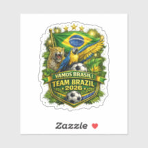 Team Brasilien 2026 Jaguar & Arara Fotbollsfan