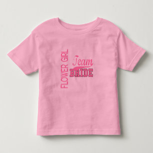 Team Bride 1 FLOWER GIRL T-shirt