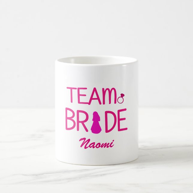 Team Bride - Anpassningsbar Bridesmaid Muggar (Center)
