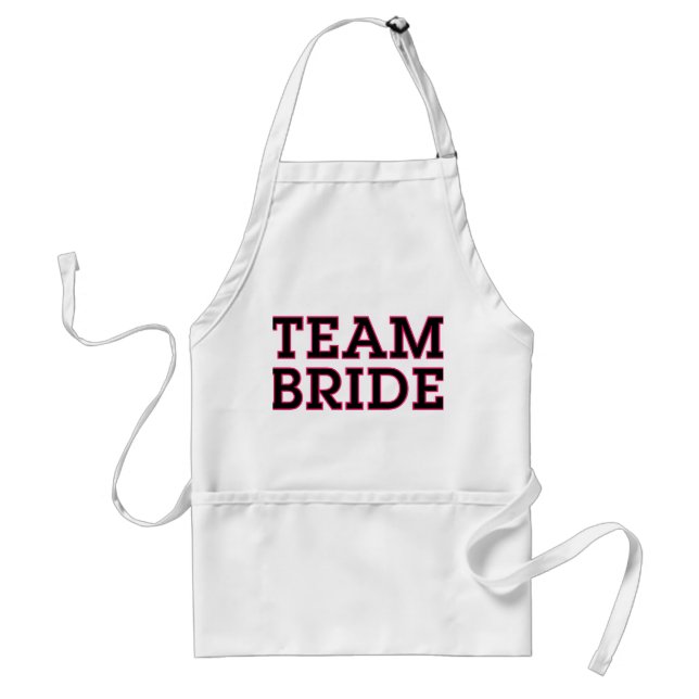 Team Bride Apron Förkläde (Framsidan)