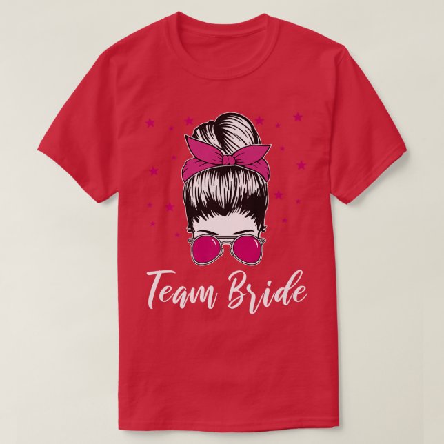 Team Bride Bachelorette Party Premium T Shirt (Design framsida)