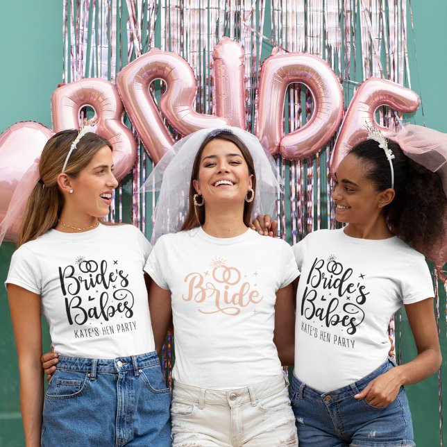 Team Bride Bachelorette Party T Shirt (Skapare uppladdad)