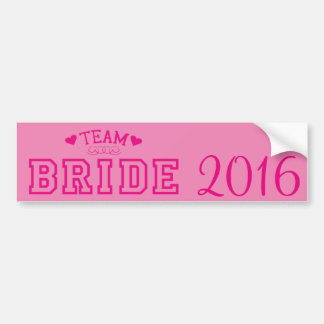 Team Bride Bildekal