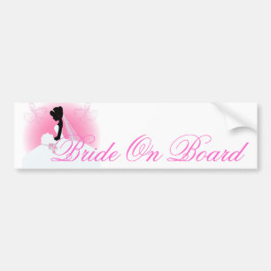 Team bride Bröllop gown Bride möhippa silhouette Bildekal