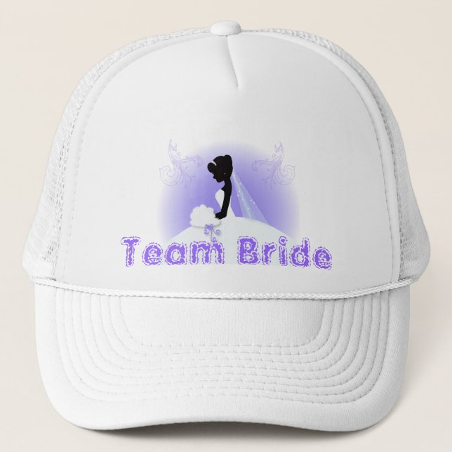 Team bride Bröllop gown Bride möhippa silhouette Keps (Framsida)