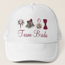 TEAM BRIDE BRÖLLOP KLOCKOR RO BRUDENS SIDA TRUCKERKEPS