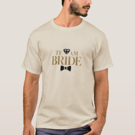 Team Bride Bröllopsfest T-shirt