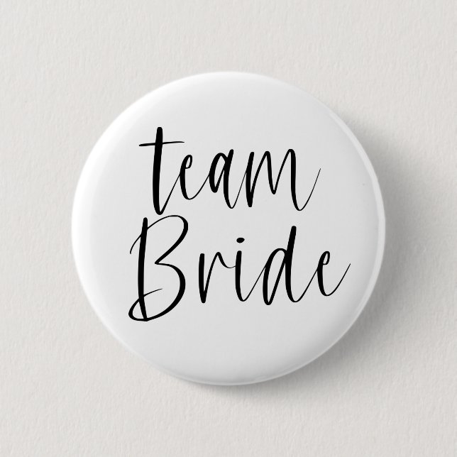 Team Bride Button - Bridesmaid Knapp (Framsida)