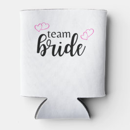 Team Bride Dubbla Heart - Svart skrift