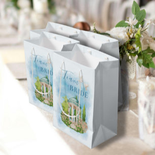 Team Bride Elegant Gazebo-statuduvar Blommor