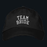 Team Bride Embroized Bachelorette Party Hat Broderad Keps<br><div class="desc">Team Bride Embroized Bachelorette Party Hat</div>