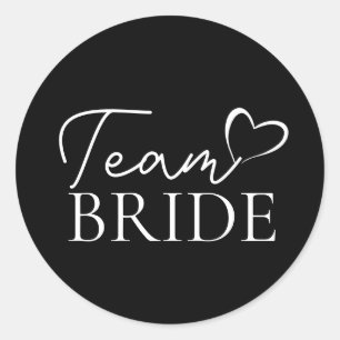 Team Bride Flaska Märkres - Roligt Bachelorette Pa Runt Klistermärke