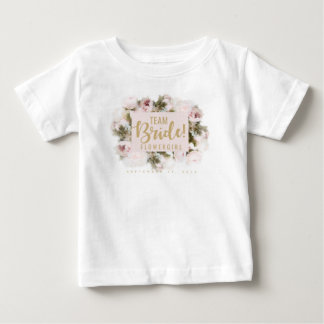 Team Bride Flower Girl Tshirt Tee