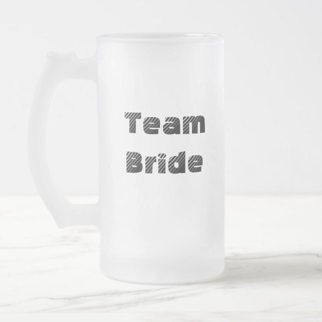 Team Bride Frosted Mugg (Vänster)