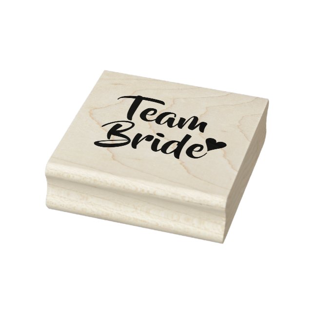 Team Bride Heart Stämpel (Stämpel)