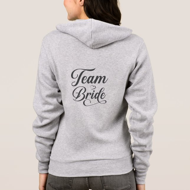 Team Bride-hoddie T Shirt (Baksida)
