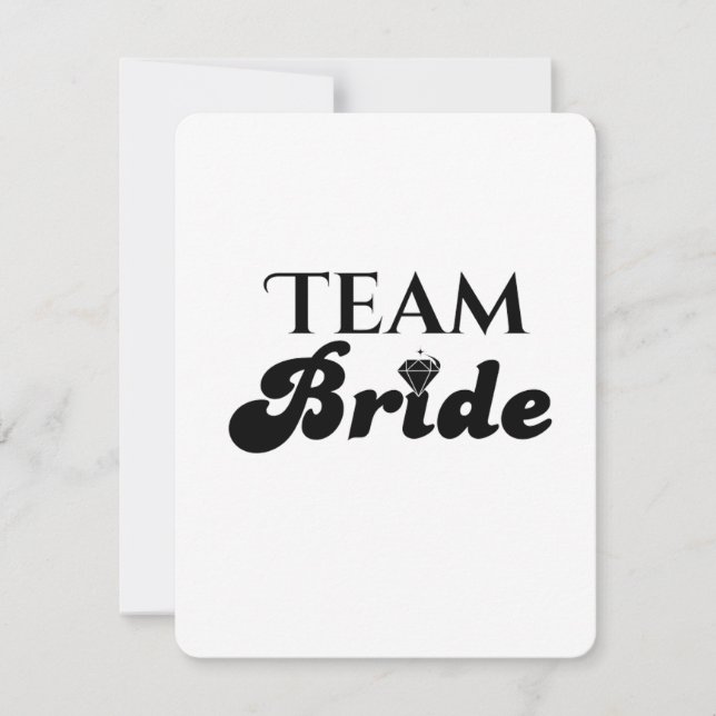Team Bride Inbjudningar (Framsida)