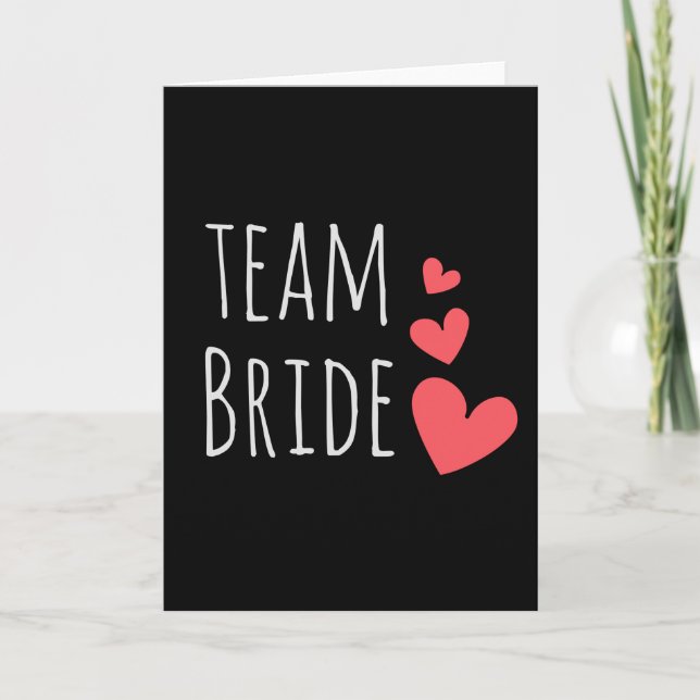 Team Bride Kort (Framsida)