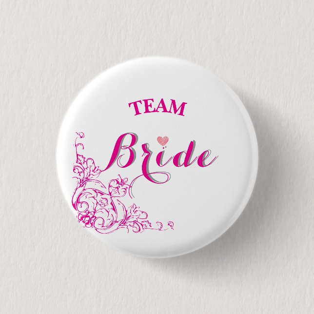 Team Bride ladkiwale badge  Button Knapp (Framsida)