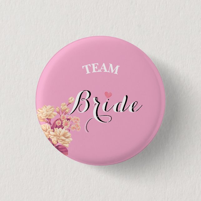 Team Bride ladkiwale badge  Button Knapp (Framsida)