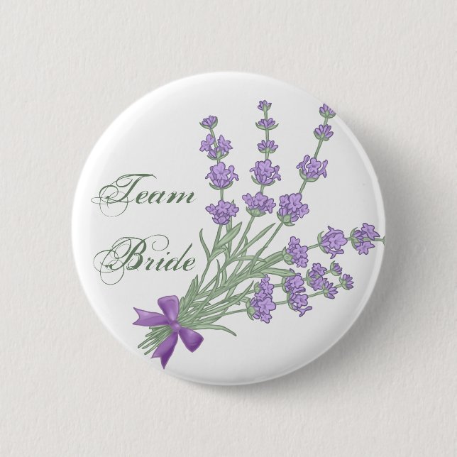Team Bride. Lavendel Knapp (Framsida)