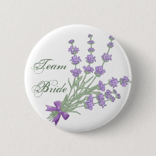 Team Bride. Lavendel Knapp