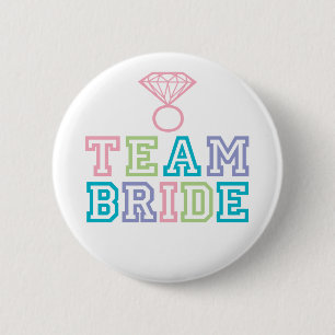 Team Bride med Diamond Ring Knapp
